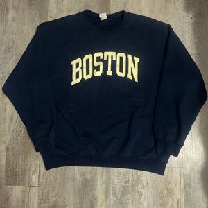 Boston Navy Blue Men's Sweater
